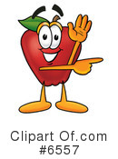 Apple Clipart #6557 by Mascot Junction