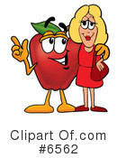 Apple Clipart #6562 by Mascot Junction