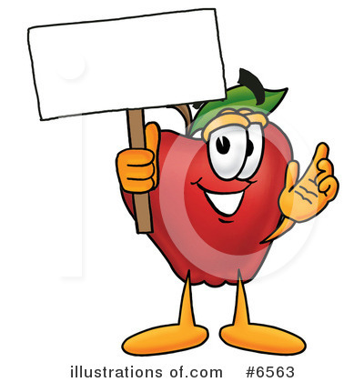 Apple Clipart #6563 by Mascot Junction