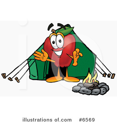 Apple Character Clipart #6569 by Mascot Junction