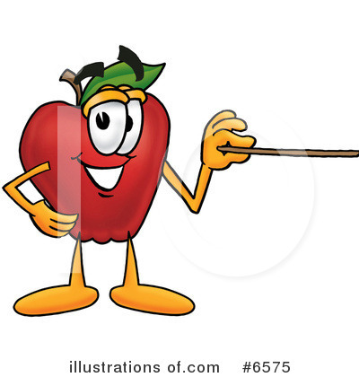 Royalty-Free (RF) Apple Clipart Illustration by Mascot Junction - Stock Sample #6575