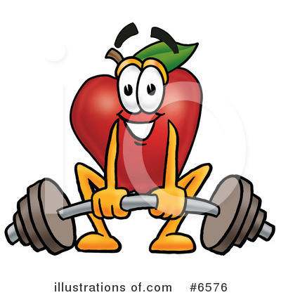 Royalty-Free (RF) Apple Clipart Illustration by Mascot Junction - Stock Sample #6576