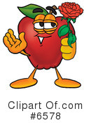 Apple Clipart #6578 by Mascot Junction