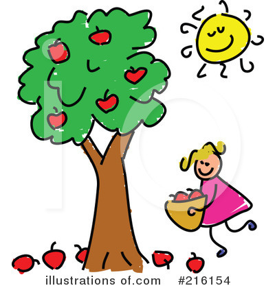 Royalty-Free (RF) Apple Tree Clipart Illustration by Prawny - Stock Sample #216154