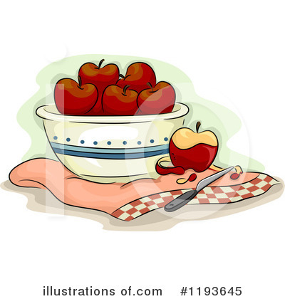Royalty-Free (RF) Apples Clipart Illustration by BNP Design Studio - Stock Sample #1193645