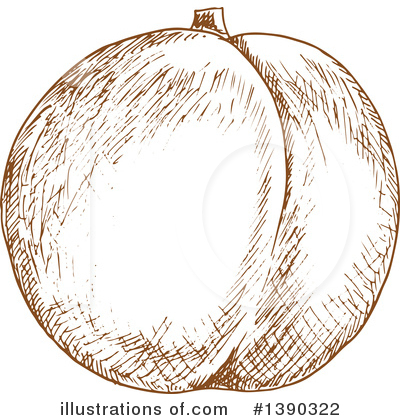Royalty-Free (RF) Apricot Clipart Illustration by Vector Tradition SM - Stock Sample #1390322