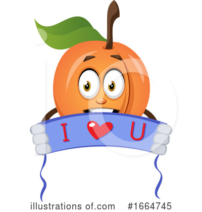 Royalty-Free (RF) Apricot Clipart Illustration by Morphart Creations - Stock Sample #1664745
