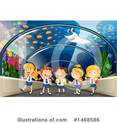 Aquarium Clipart #1468580 - Illustration by Graphics RF