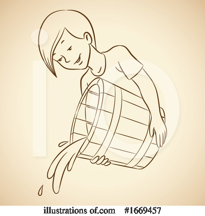 Royalty-Free (RF) Aquarius Clipart Illustration by cidepix - Stock Sample #1669457