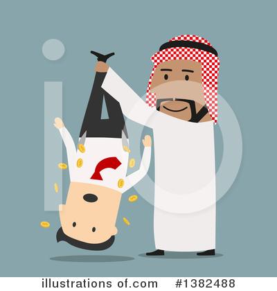 Royalty-Free (RF) Arabian Business Man Clipart Illustration by Vector Tradition SM - Stock Sample #1382488