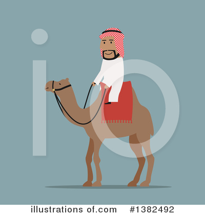 Arabian Businessman Clipart #1382492 by Vector Tradition SM