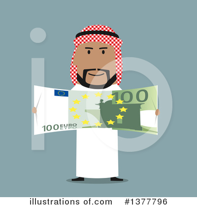 Royalty-Free (RF) Arabian Businessman Clipart Illustration by Vector Tradition SM - Stock Sample #1377796