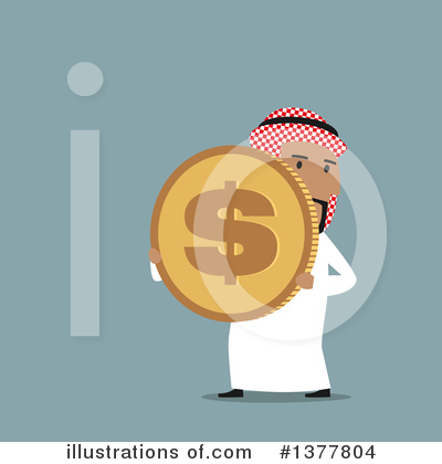 Royalty-Free (RF) Arabian Businessman Clipart Illustration by Vector Tradition SM - Stock Sample #1377804