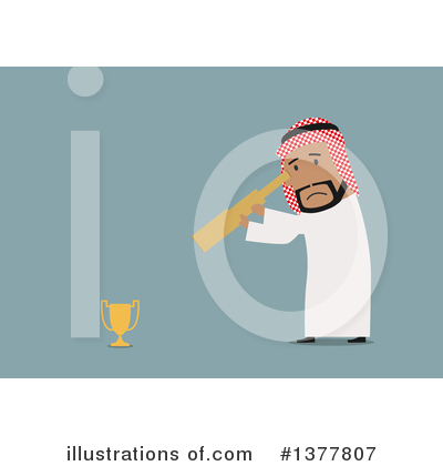 Arabian Businessman Clipart #1377807 by Vector Tradition SM