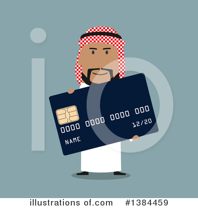Arabian Businessman Clipart #1384459 by Vector Tradition SM