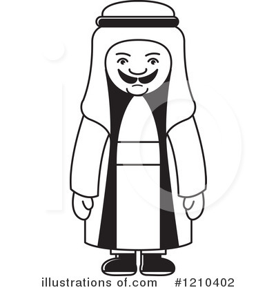 Muslim Clipart #1210402 by Lal Perera