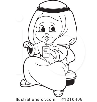 Royalty-Free (RF) Arabian Clipart Illustration by Lal Perera - Stock Sample #1210408