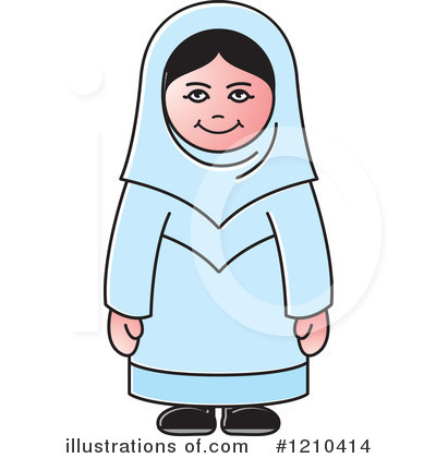 Muslim Clipart #1210414 by Lal Perera
