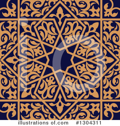 Arabesque Clipart #1304311 by Vector Tradition SM
