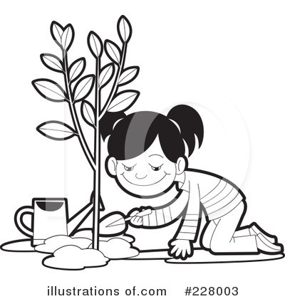 Royalty-Free (RF) Arbor Day Clipart Illustration by Lal Perera - Stock Sample #228003