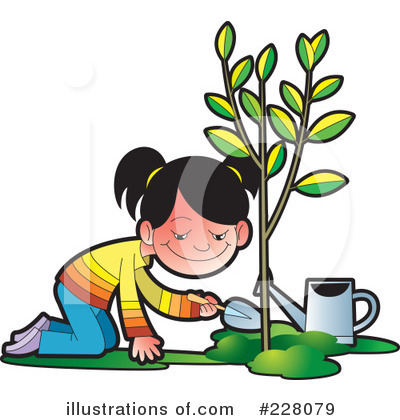 Royalty-Free (RF) Arbor Day Clipart Illustration by Lal Perera - Stock Sample #228079