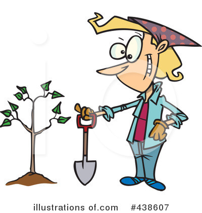Royalty-Free (RF) Arbor Day Clipart Illustration by toonaday - Stock Sample #438607