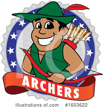 Archer Clipart #1603622 by Mascot Junction