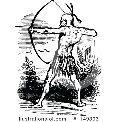 Royalty-Free (RF) Archery Clipart Illustration by Prawny Vintage - Stock Sample #1149303