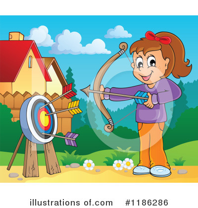 Archery Clipart #1186286 by visekart