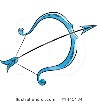 Royalty-Free (RF) Archery Clipart Illustration by cidepix - Stock Sample #1445134