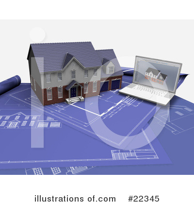 Royalty-Free (RF) Architect Clipart Illustration by KJ Pargeter - Stock Sample #22345