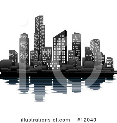 Buildings Clipart #12040 by AtStockIllustration