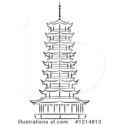 Pagoda Clipart #1214813 by Vector Tradition SM