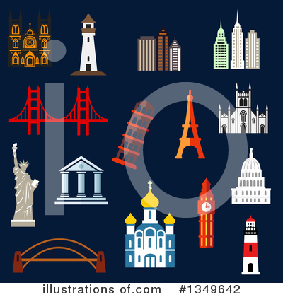 Tower Of Pisa Clipart #1349642 by Vector Tradition SM