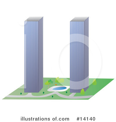 World Trade Center Clipart #14140 by Rasmussen Images