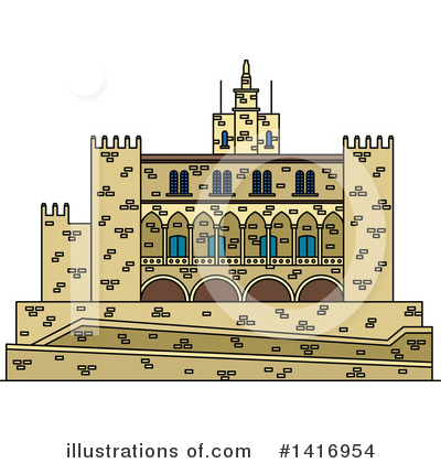 Royalty-Free (RF) Architecture Clipart Illustration by Vector Tradition SM - Stock Sample #1416954