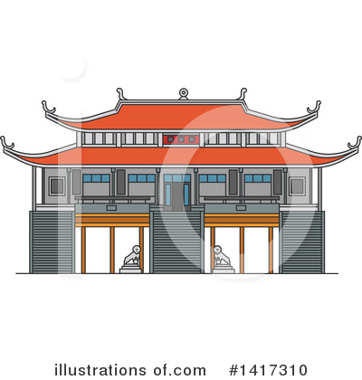 Royalty-Free (RF) Architecture Clipart Illustration by Vector Tradition SM - Stock Sample #1417310