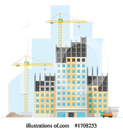 Construction Crane Clipart #1708253 by Vector Tradition SM