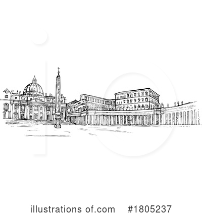 Royalty-Free (RF) Architecture Clipart Illustration by Domenico Condello - Stock Sample #1805237