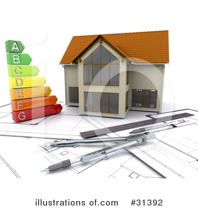 Royalty-Free (RF) Architecture Clipart Illustration by KJ Pargeter - Stock Sample #31392
