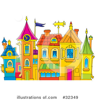 Royalty-Free (RF) Architecture Clipart Illustration by Alex Bannykh - Stock Sample #32349