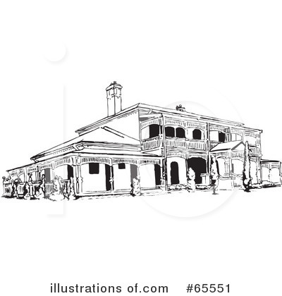 Royalty-Free (RF) Architecture Clipart Illustration by Dennis Holmes Designs - Stock Sample #65551