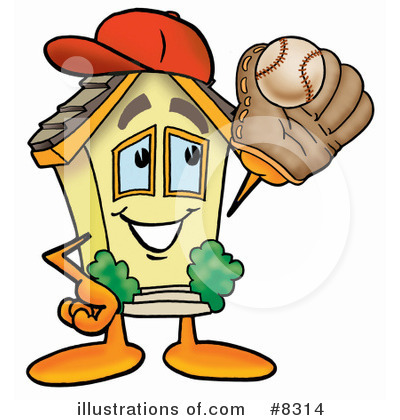 House Clipart #8314 by Mascot Junction