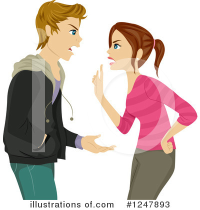 Royalty-Free (RF) Argument Clipart Illustration by BNP Design Studio - Stock Sample #1247893
