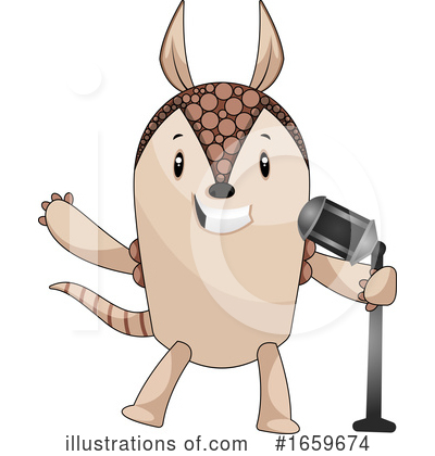 Armadillo Clipart #1659674 by Morphart Creations