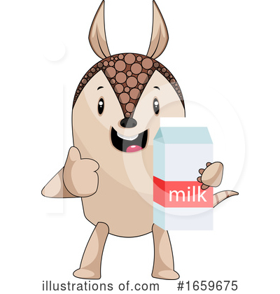 Armadillo Clipart #1659675 by Morphart Creations