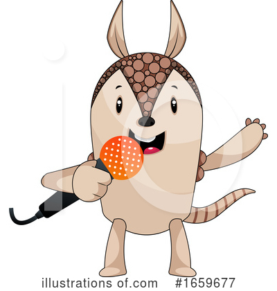 Armadillo Clipart #1659677 by Morphart Creations