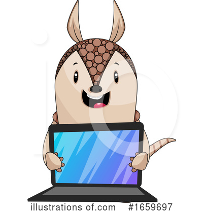 Armadillo Clipart #1659697 by Morphart Creations