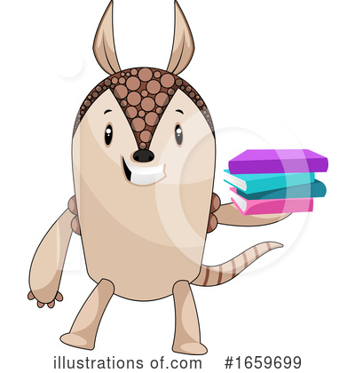 Armadillo Clipart #1659699 by Morphart Creations