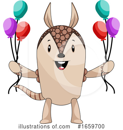 Armadillo Clipart #1659700 by Morphart Creations